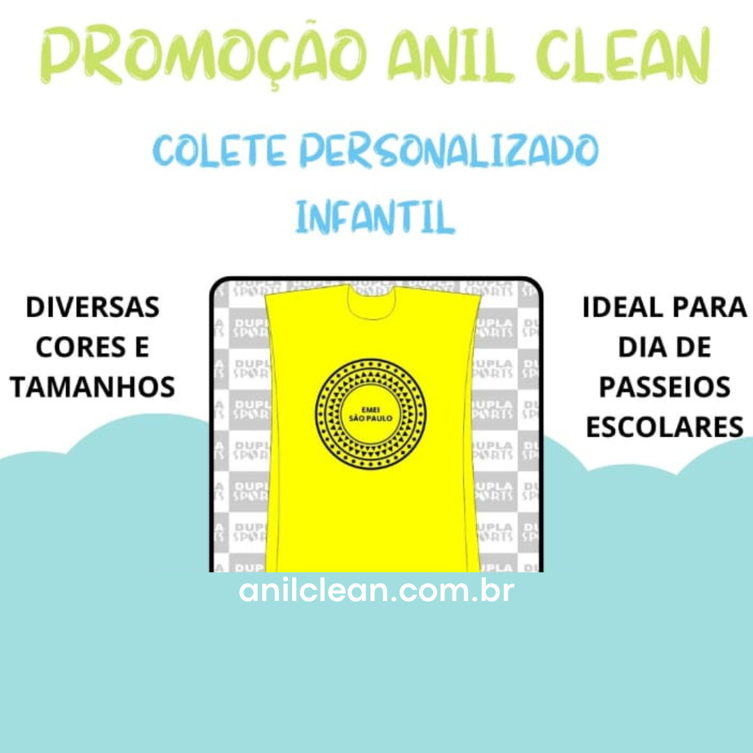 Colete personalizado infantil